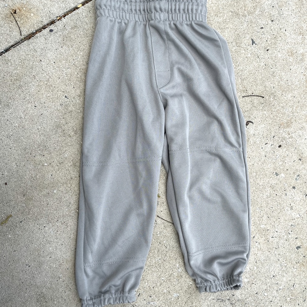 Boys baseball pants gray